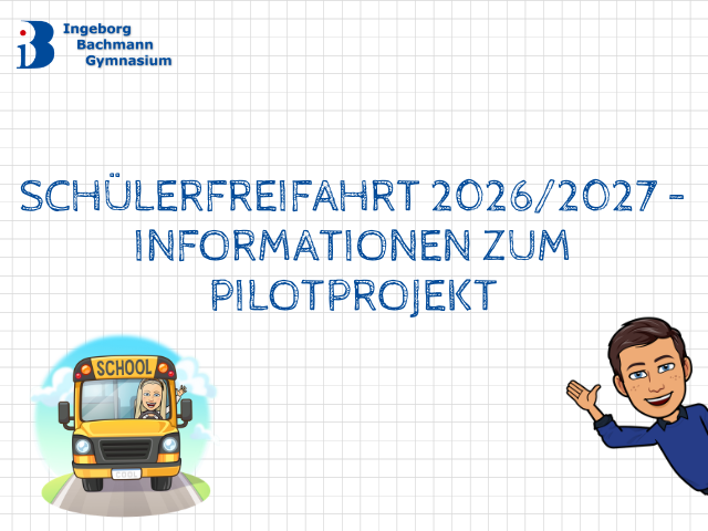 Schülerfreifahrt 2026/2027 – Informationen zum Pilotprojekt