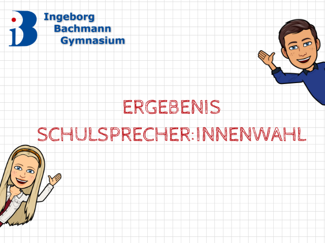 Ergebnis der Schulsprecher:innenwahl 2025/26