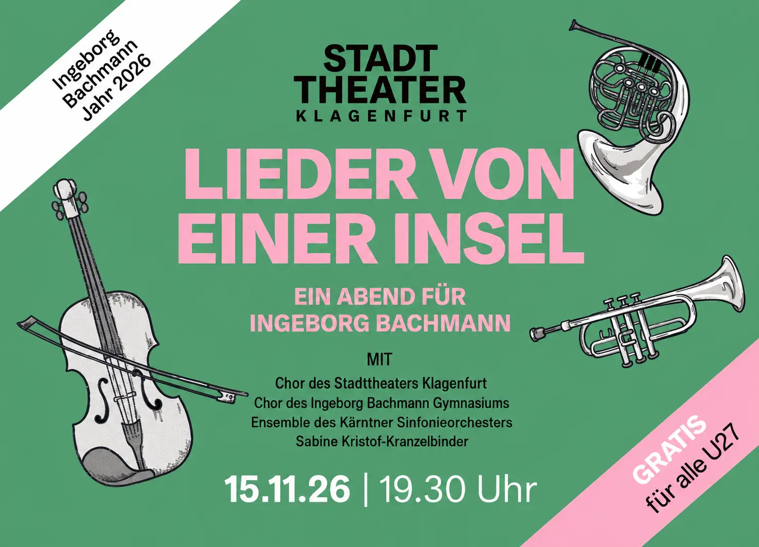 Konzert 100 Jahre Ingeborg Bachmann