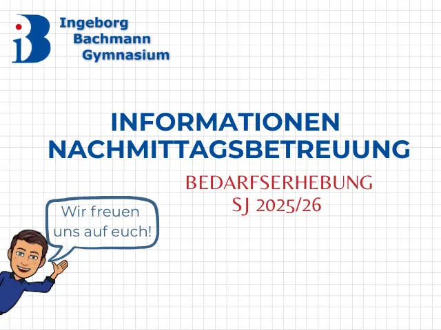 Bedarfserhebung Nachmittagsbetreuung 1.- 4. Klassen Schuljahr 2025/2026