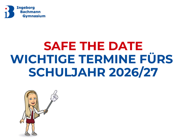 Wichtige Termine im Schuljahr 2026/27
