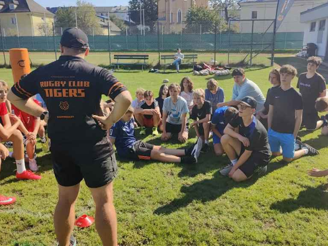 Rugby-Training mit den Tigers Klagenfurt